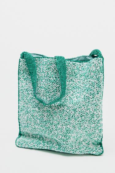 MINI SAC SEAU FANTAISIE POISSONS - Vert de Zara - Image 3