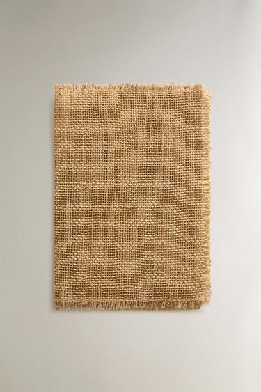 SET DE TABLE FIBRE TRESSÉE - Beige clair de Zara - Image 1