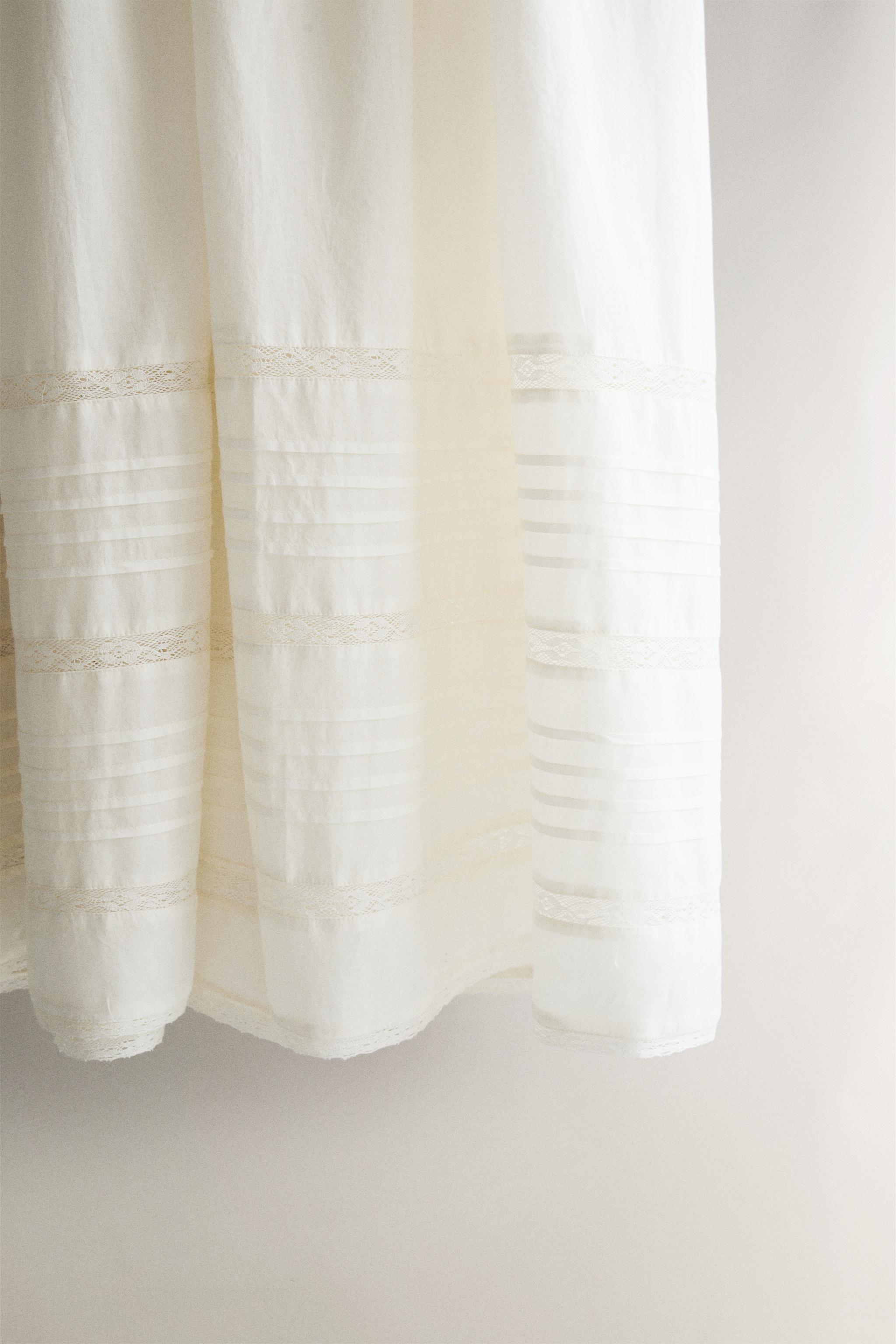 COTTON LACE ROBE