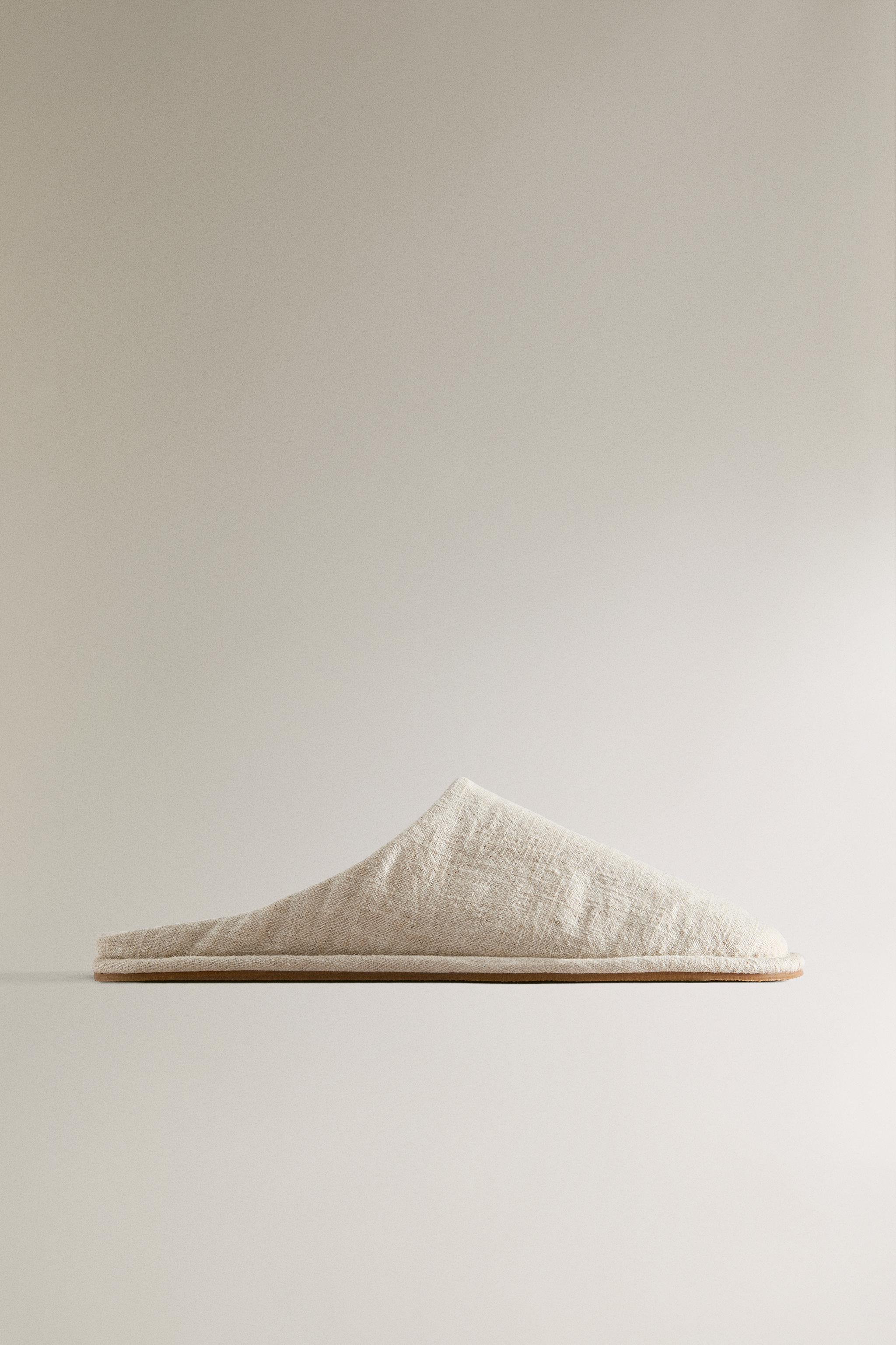 RAMIE SLIPPERS — Beige