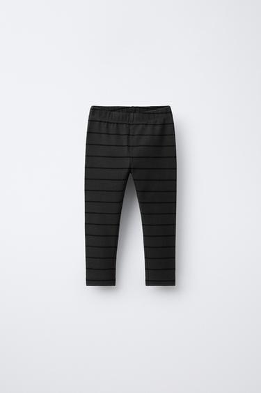 STRIPED LEGGINGS - Grey / Blue by Zara