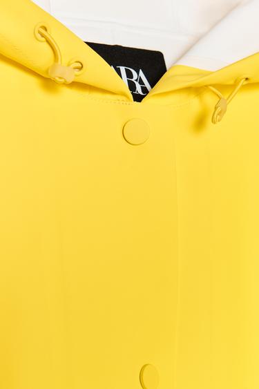 RUBBERISED JACKET ZW COLLECTION - Yellow by Zara - Image 9