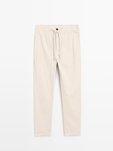 Zara Corduroy jogger fit trousers - 318 - Image 0