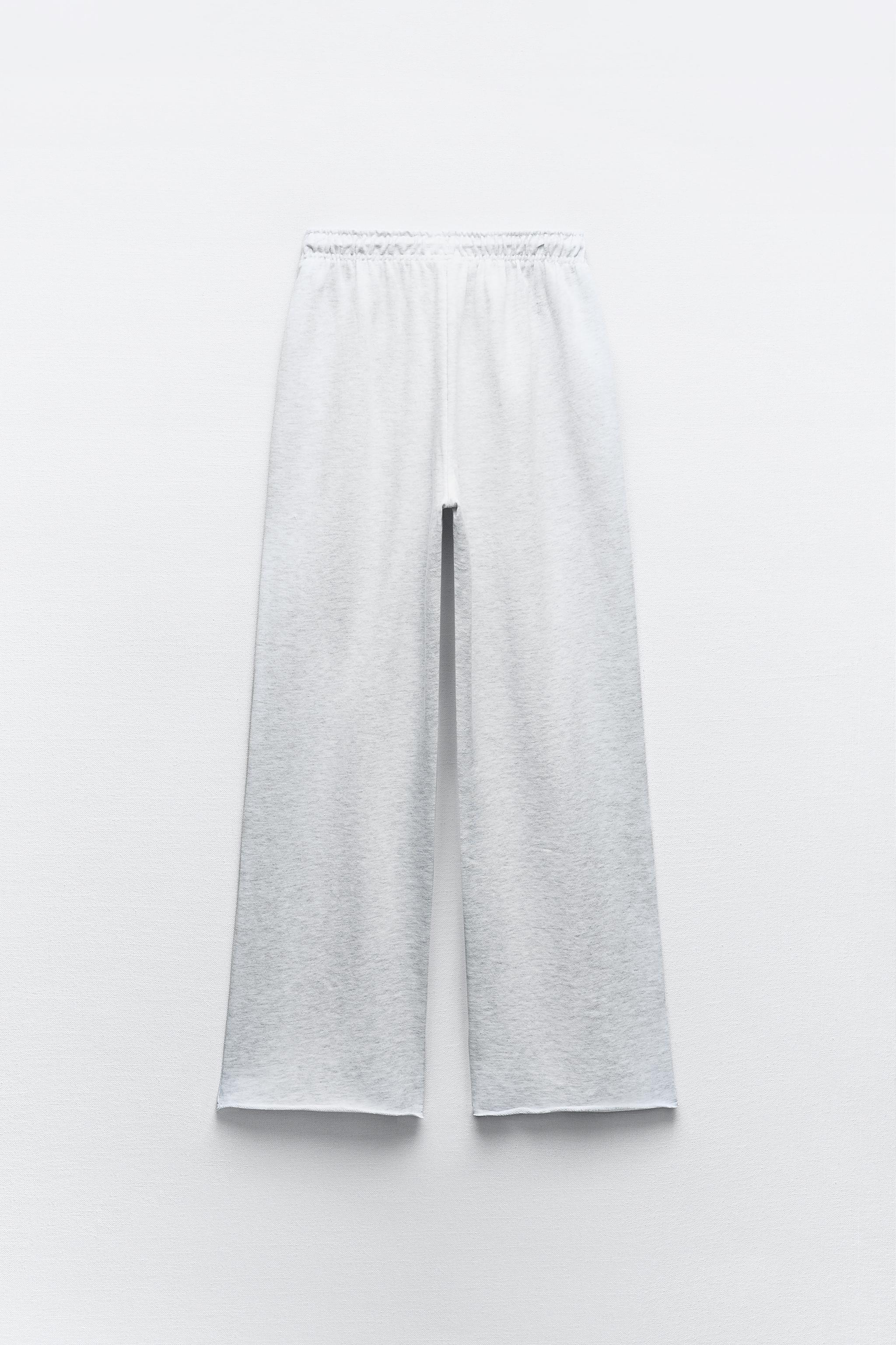 washed effect wide leg pants zara