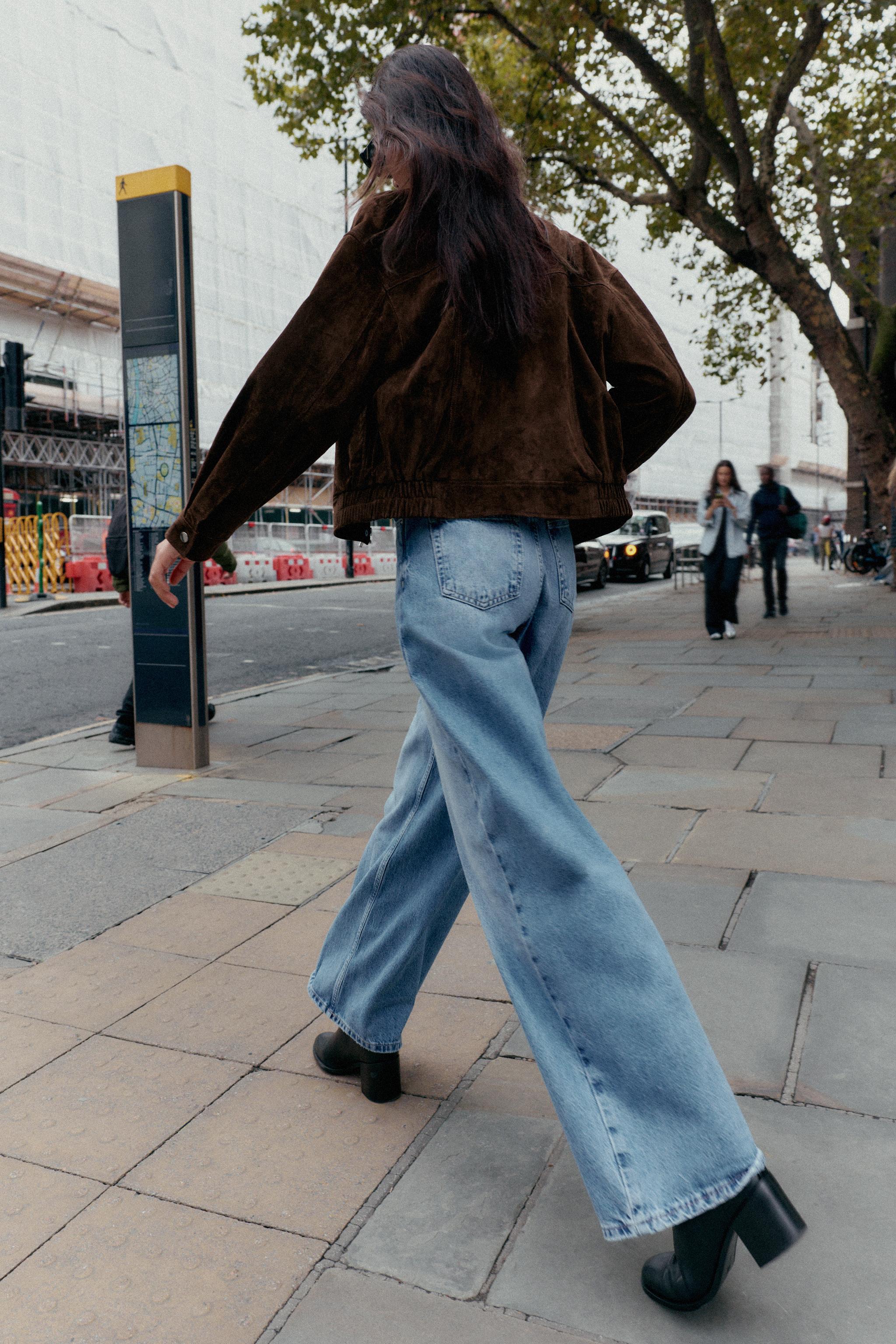 JEANS Z1975 WIDE LEG ハイウエスト FULL LENGTH ベルト