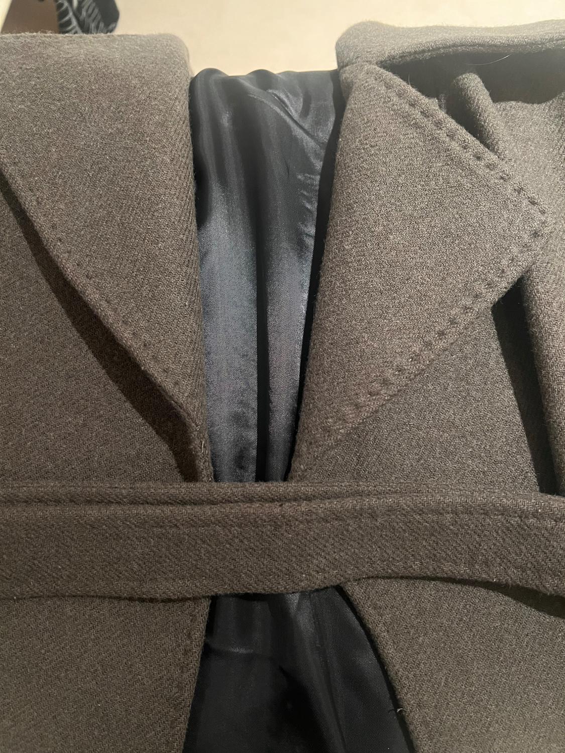 ZW COLLECTION WOOL BLEND COAT WITH BELT - Image 8