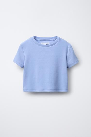 PACK CHEMISE OXFORD RAYÉE AVEC T-SHIRT EN RÉSILLE - Bleu de Zara - Image 3
