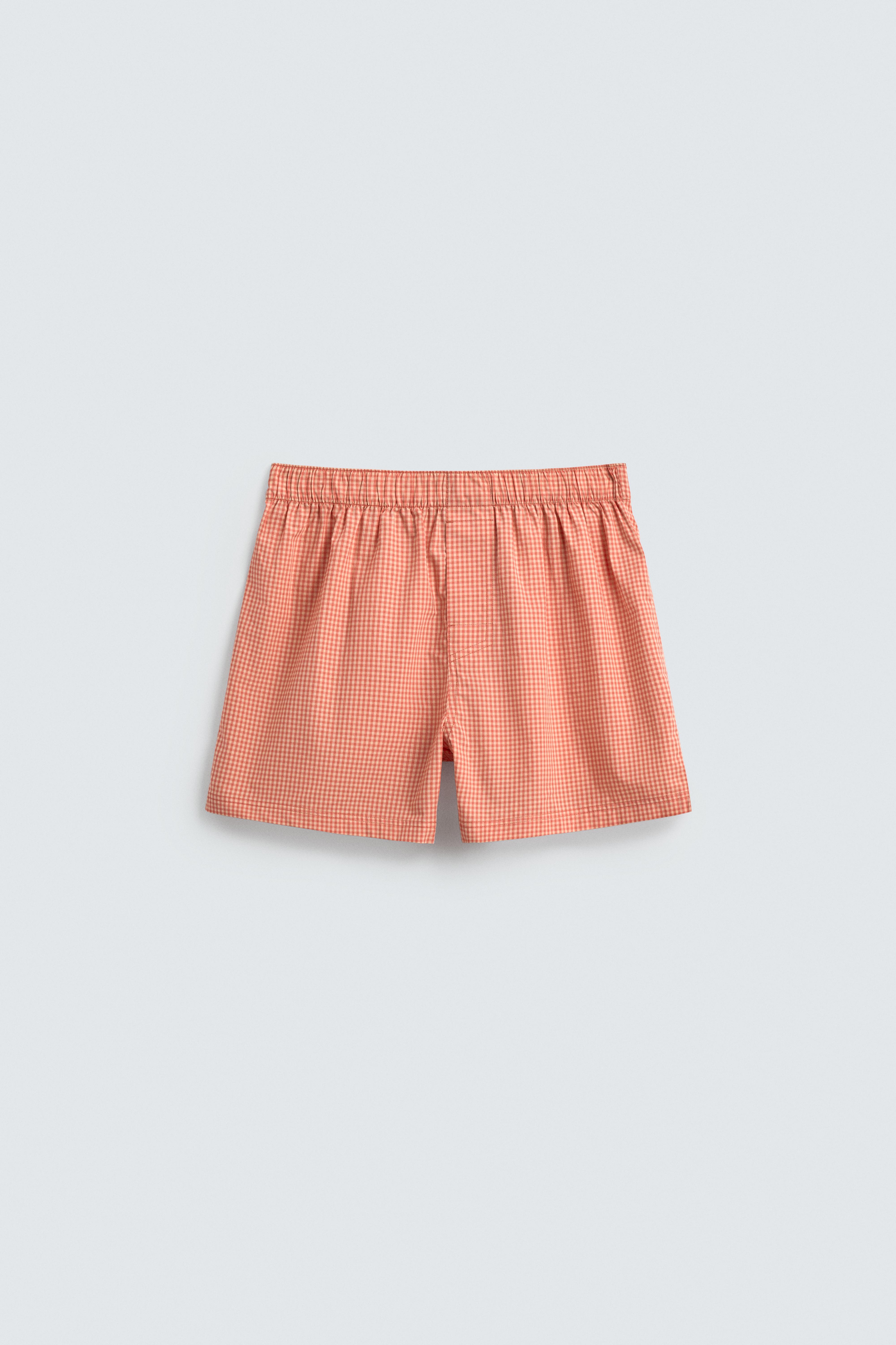 LOT DE 2 BOXERS EN POPELINE COMBINÉE