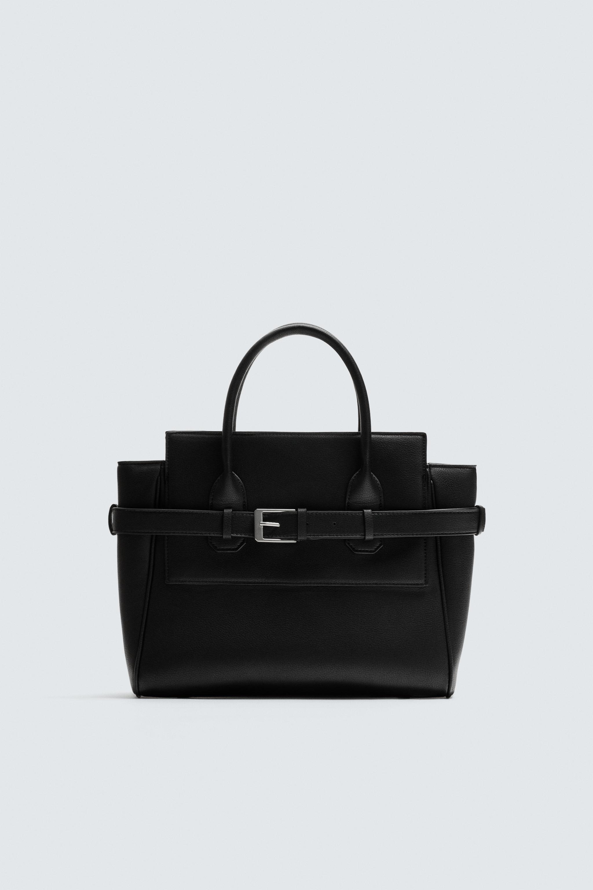 ZARAバッグルベルト付きパンツ ZARAバッグルベルト付きパンツ