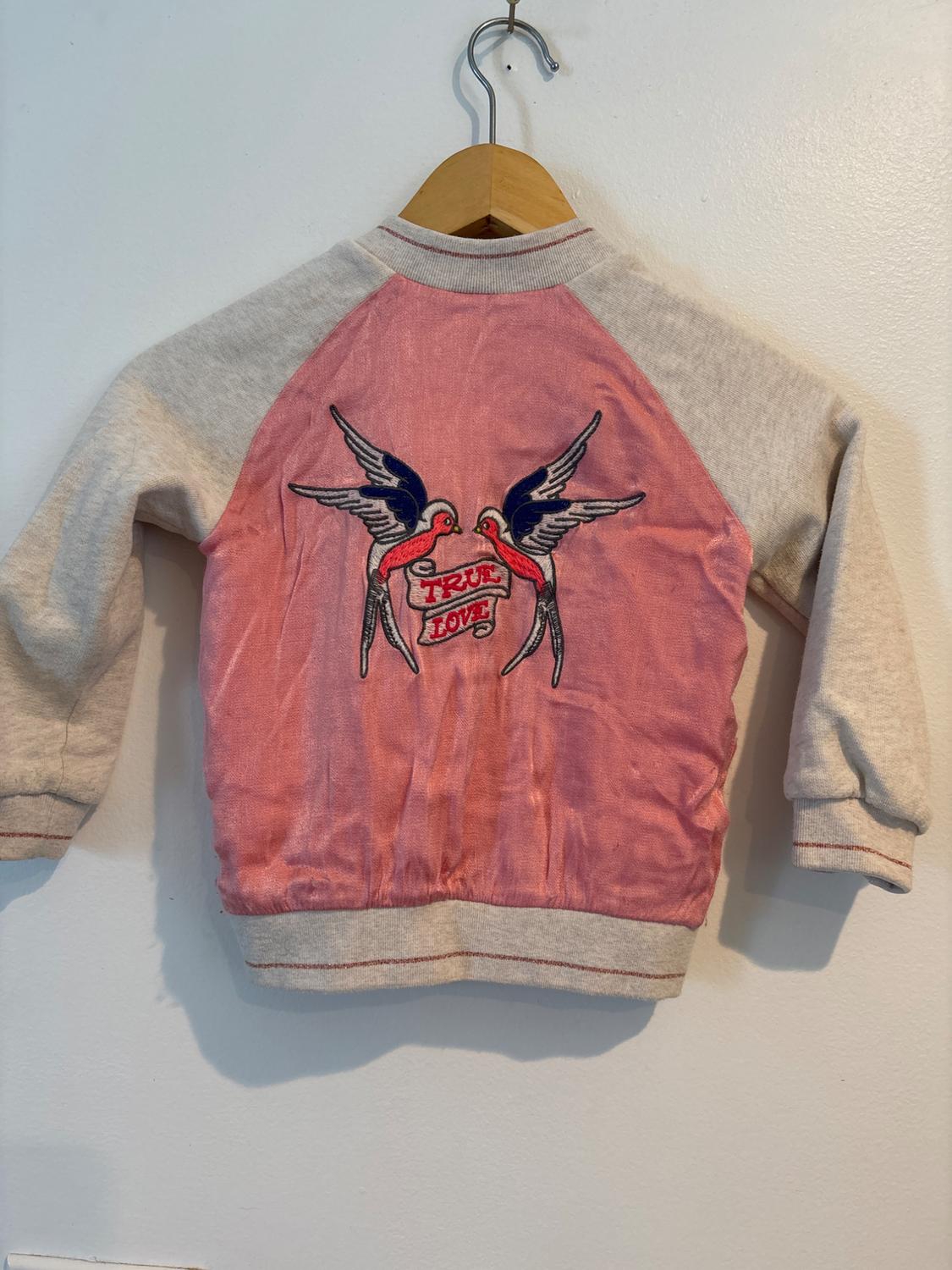 SATIN  FLEECE BOMBER JACKET - Image 2