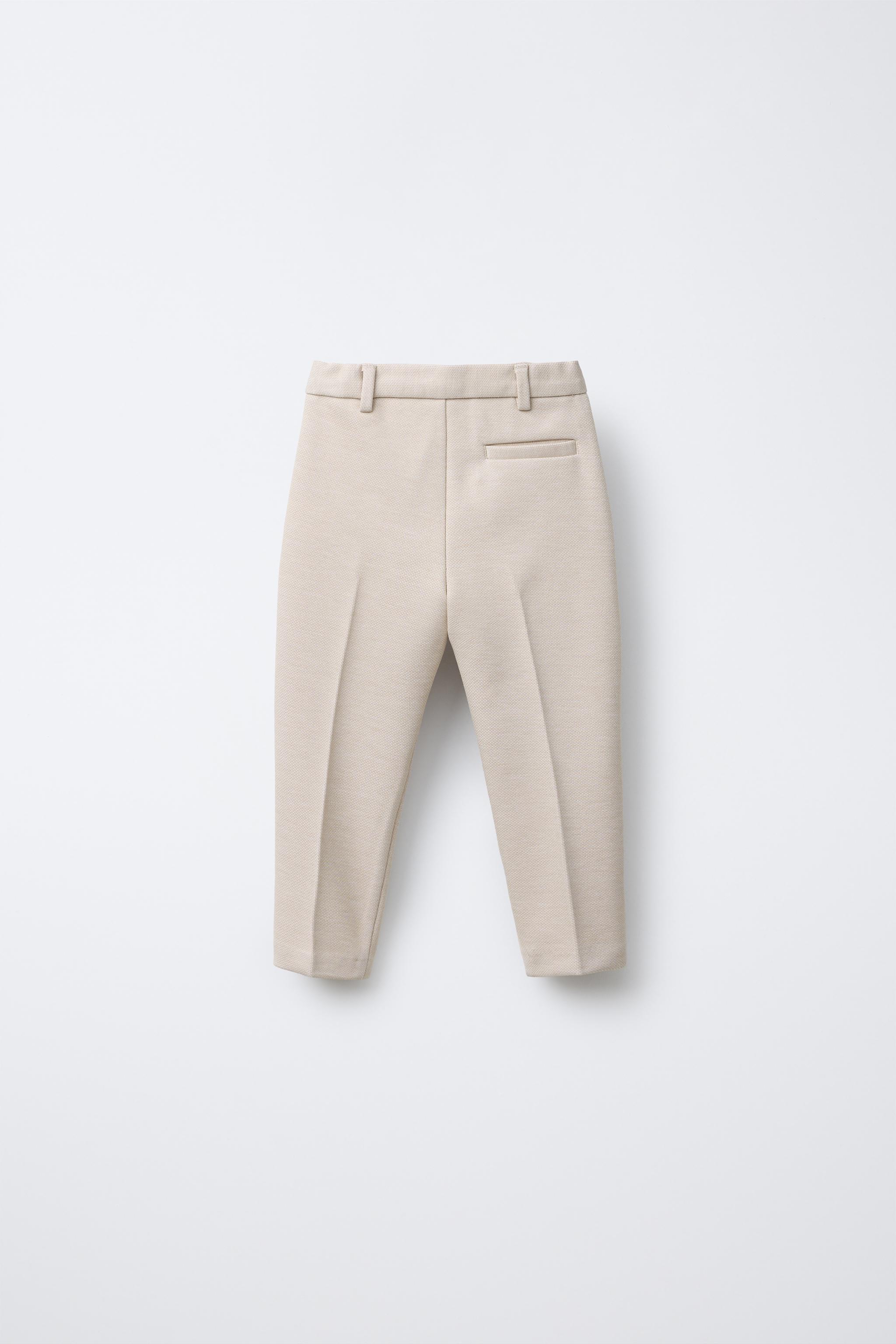 ★ドイツ発*ZARA*新作*リネンスラックス/LIGHT BEIGE★ リネン100% スーツパンツ - ライトベージュ | ZARA Japan / 日本