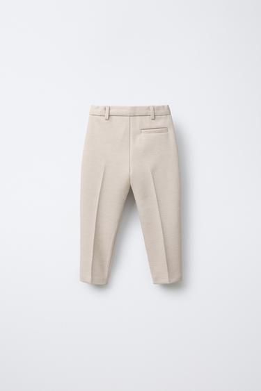 PANTALON DE COSTUME CONFORTABLE - Beige clair de Zara - Image 1