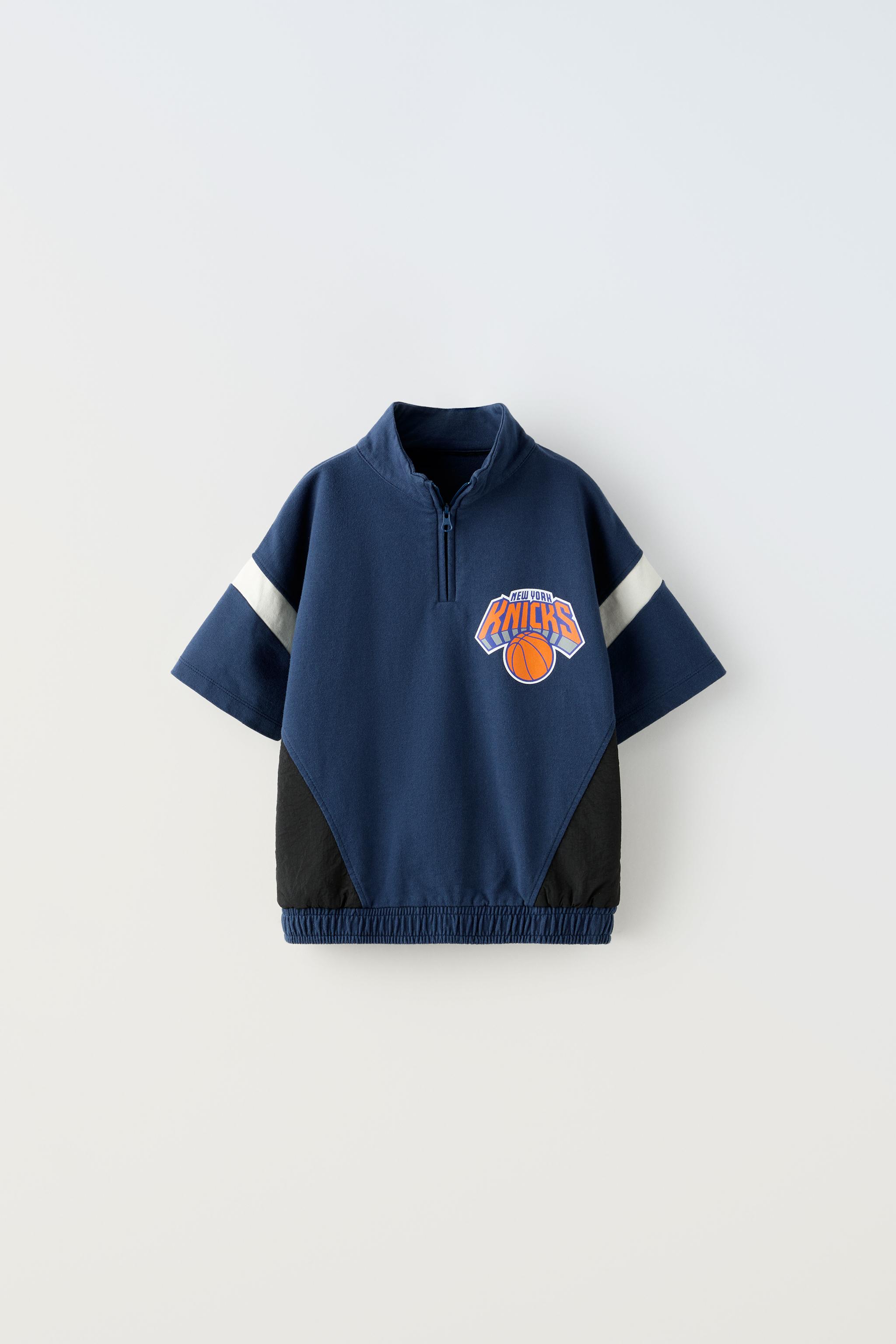 ★ドイツ発*ZARA*新作*VARSITY パネルTシャツ/BLUE★ ☆ドイツ発*ZARA*新作*VARSITY パネルTシャツ/BLUE☆ (ZARA/T