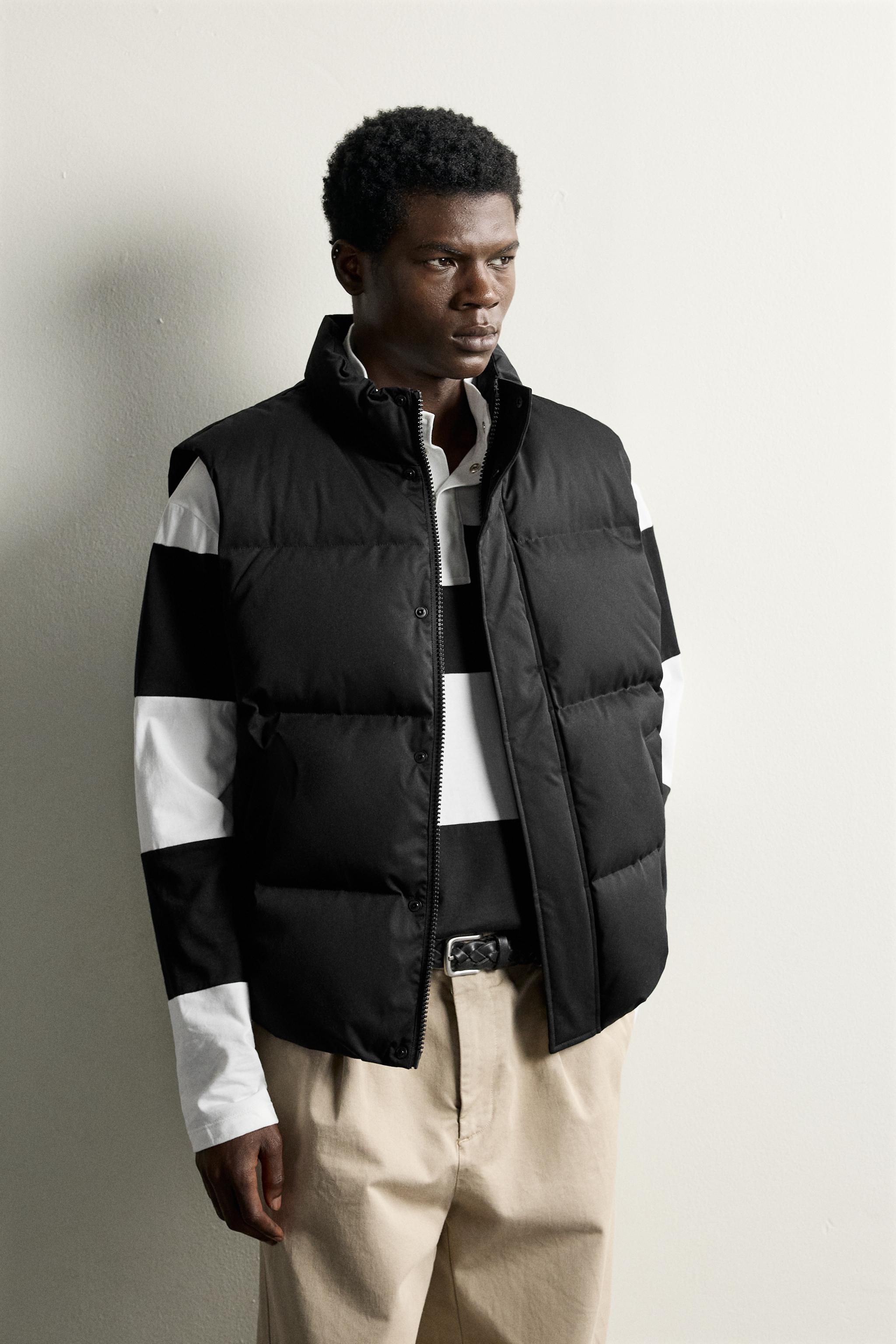 Zara REGULAR FIT ŞİŞME YELEK görsel 2