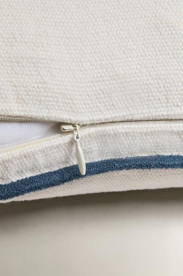 LINEN CUSHION COVER - White by Zara - Image 3