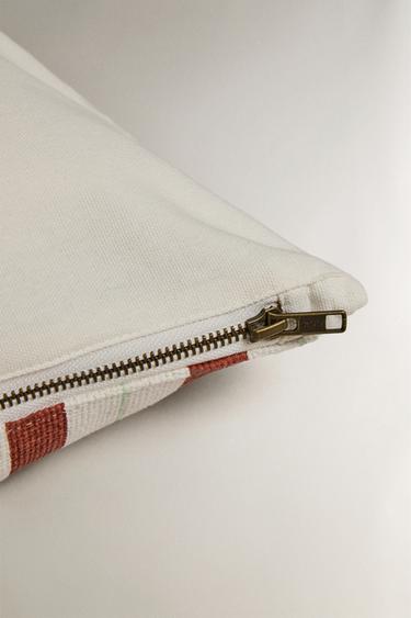 STRIPED CUSHION COVER - Red by Zara - Image 3