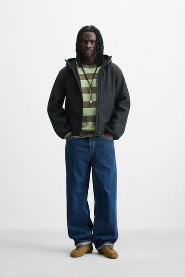TECHNISCH JACK MET FLEECE-COMBINATIE - Zwart van Zara - Afbeelding 0