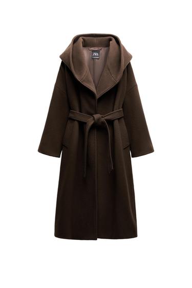 ΠΑΛΤΟ ΑΠΟ ΜΑΛΛΙ MANTECO ΜΕ ΚΟΥΚΟΥΛΑ ZW COLLECTION