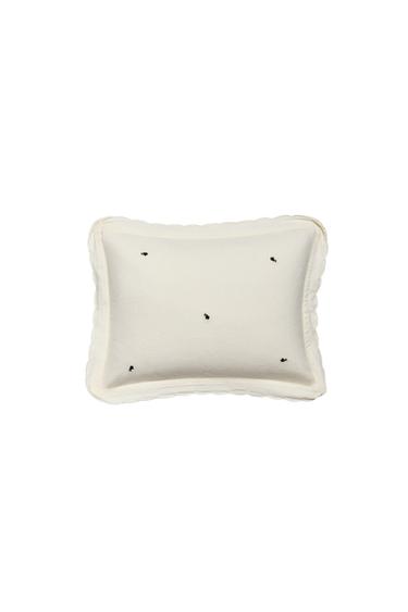 FUNDA COJÍN INFANTIL FLORES - Blanco roto de Zara
