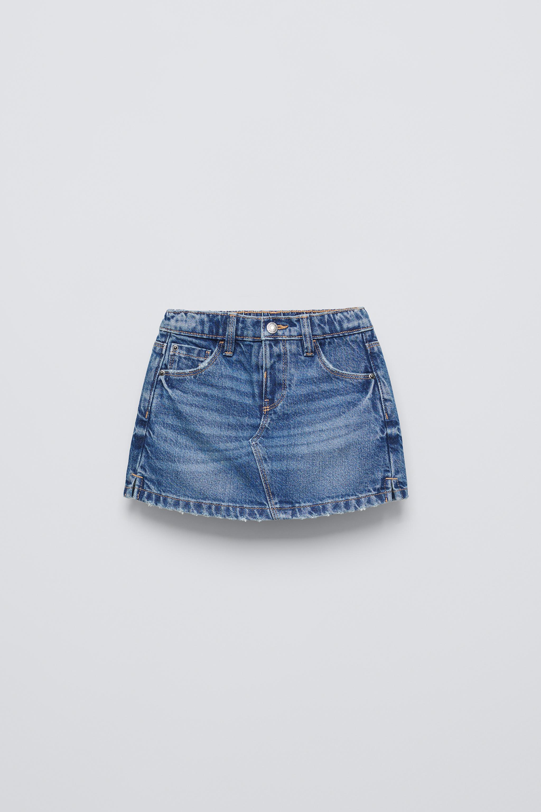 Denim Skort Zara Falda Short Zara Falda Niña Zara Zara Falda