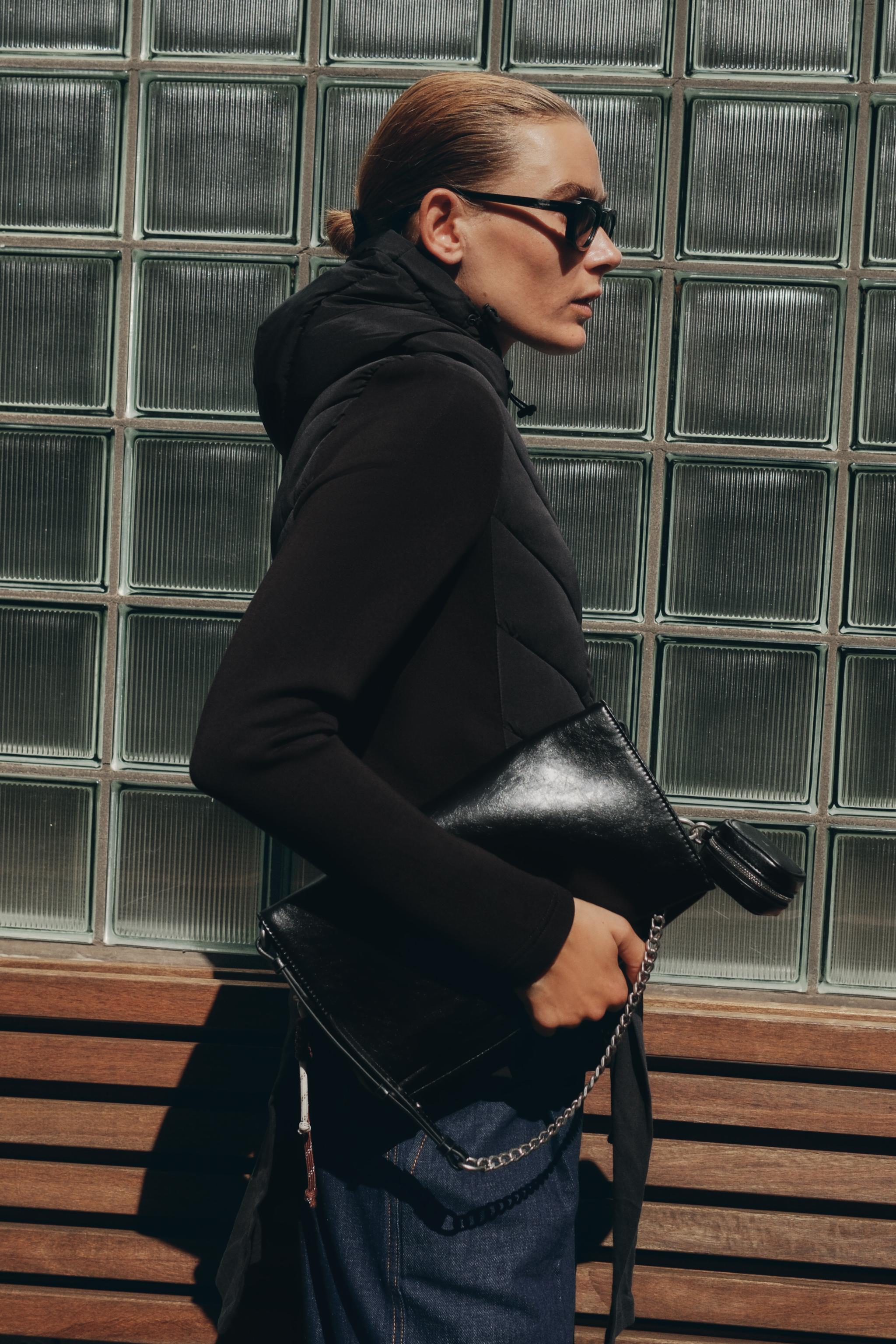 バッグ セットDIESEL ショルダーバッグ supreme ZARA ロック フラップショルダーバッグ - ブラック | ZARA Japan / 日本