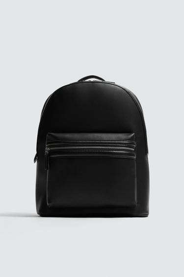 TEXTURED BACKPACK - Black by Zara