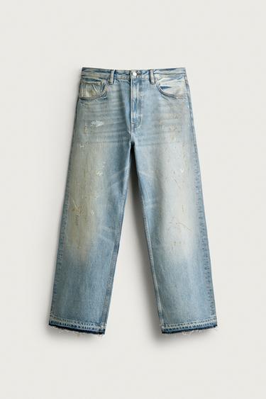 LOOSE-FIT JEANS - Light blue by Zara