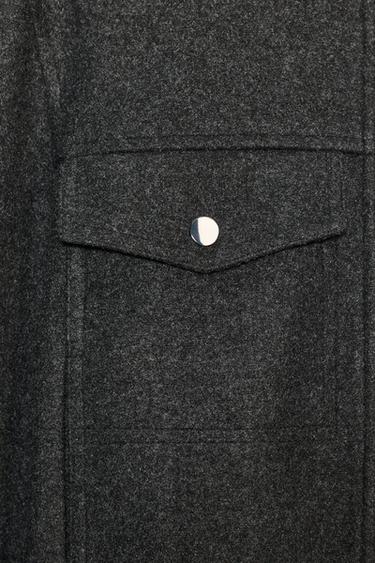 Zara SOFT ZIP JACKET - Gray