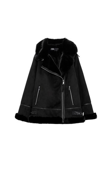 FAUX SUEDE DOUBLE FACED LONG JACKET