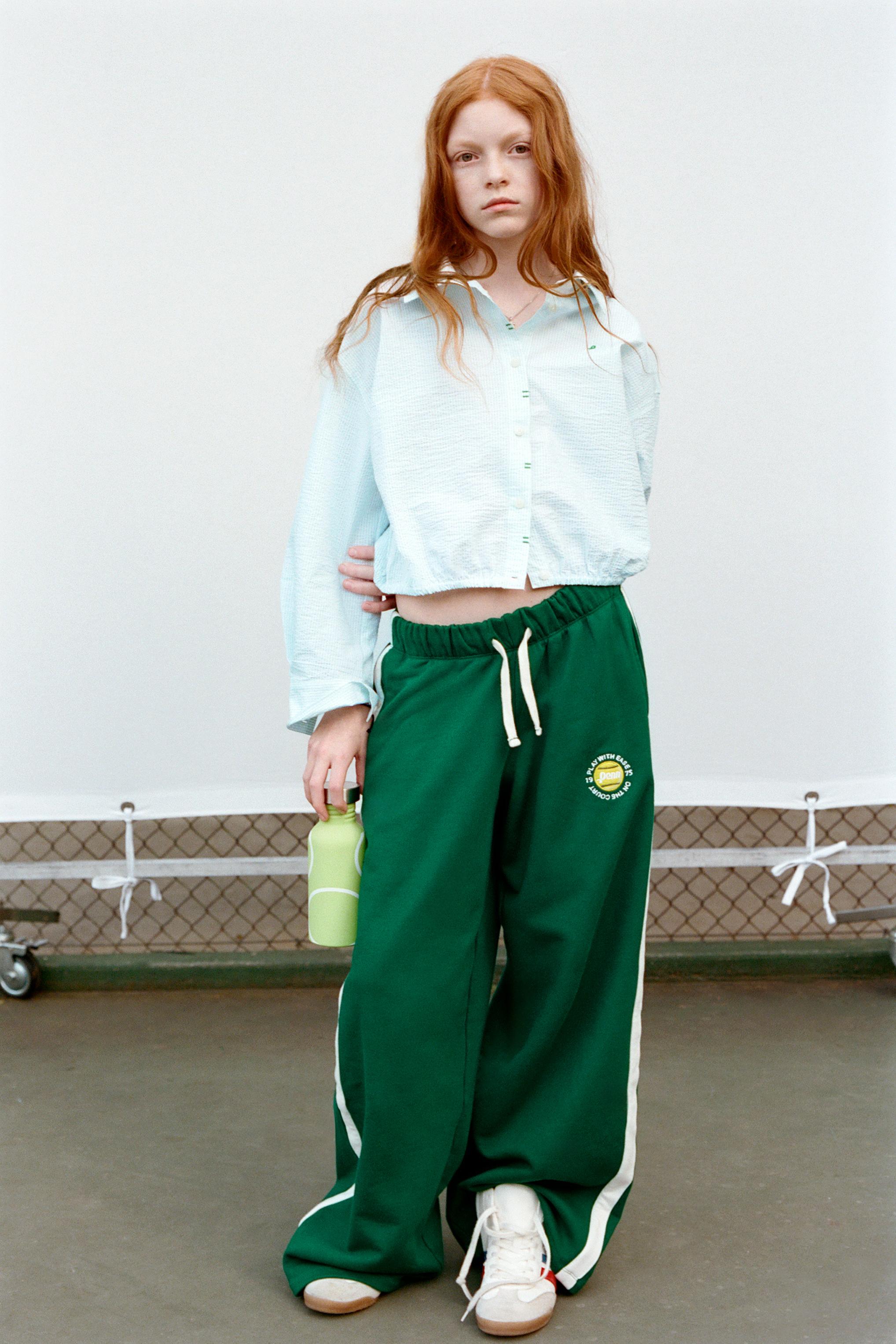 PENN © STRIPED SHIRT — Green / Ecru