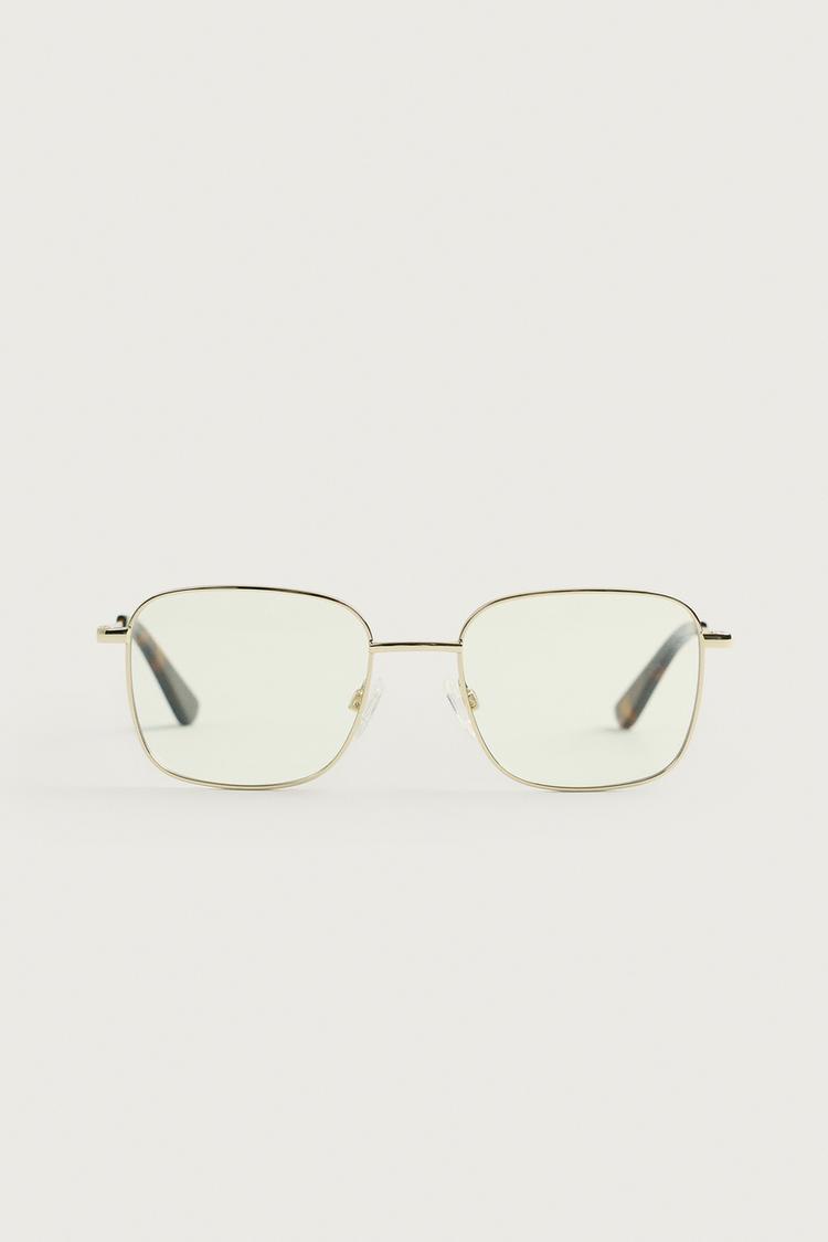 Gafas metalicas cuadradas