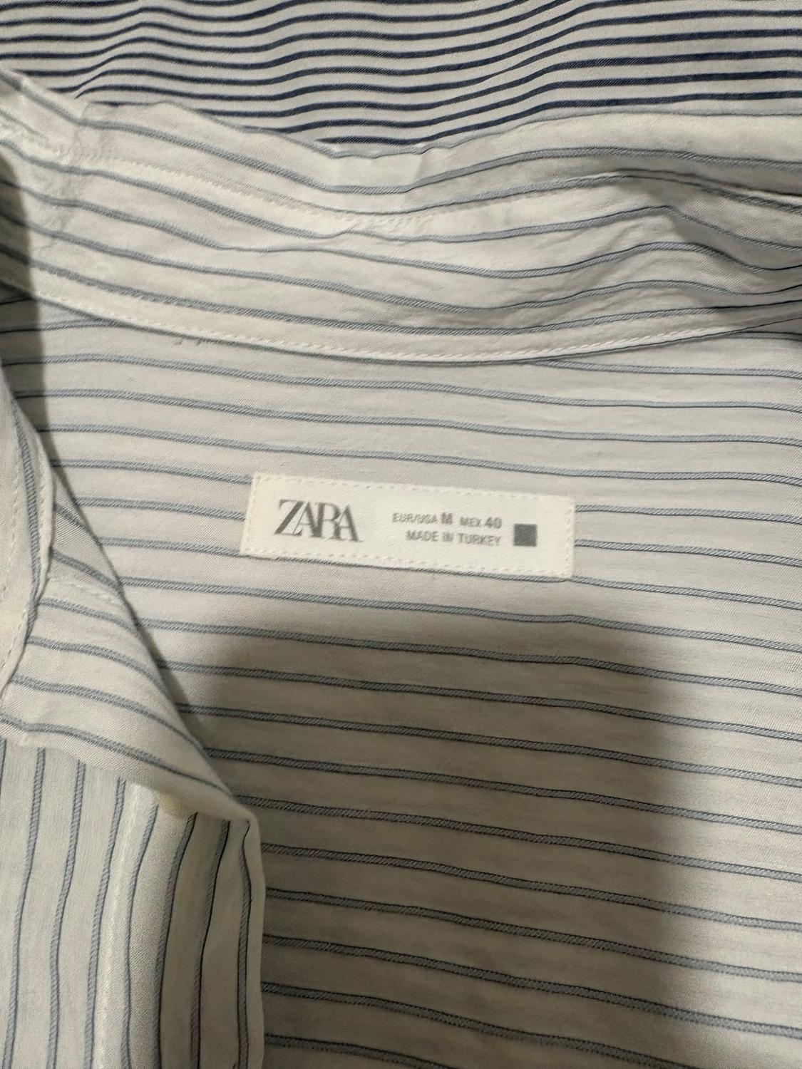 STRIPED VISCOSE BLEND SHIRT - Image 4