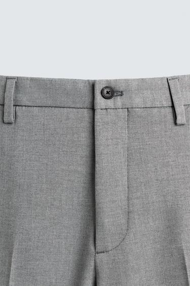 PANTALON DE COSTUME CONFORT - Gris de Zara - Image 7