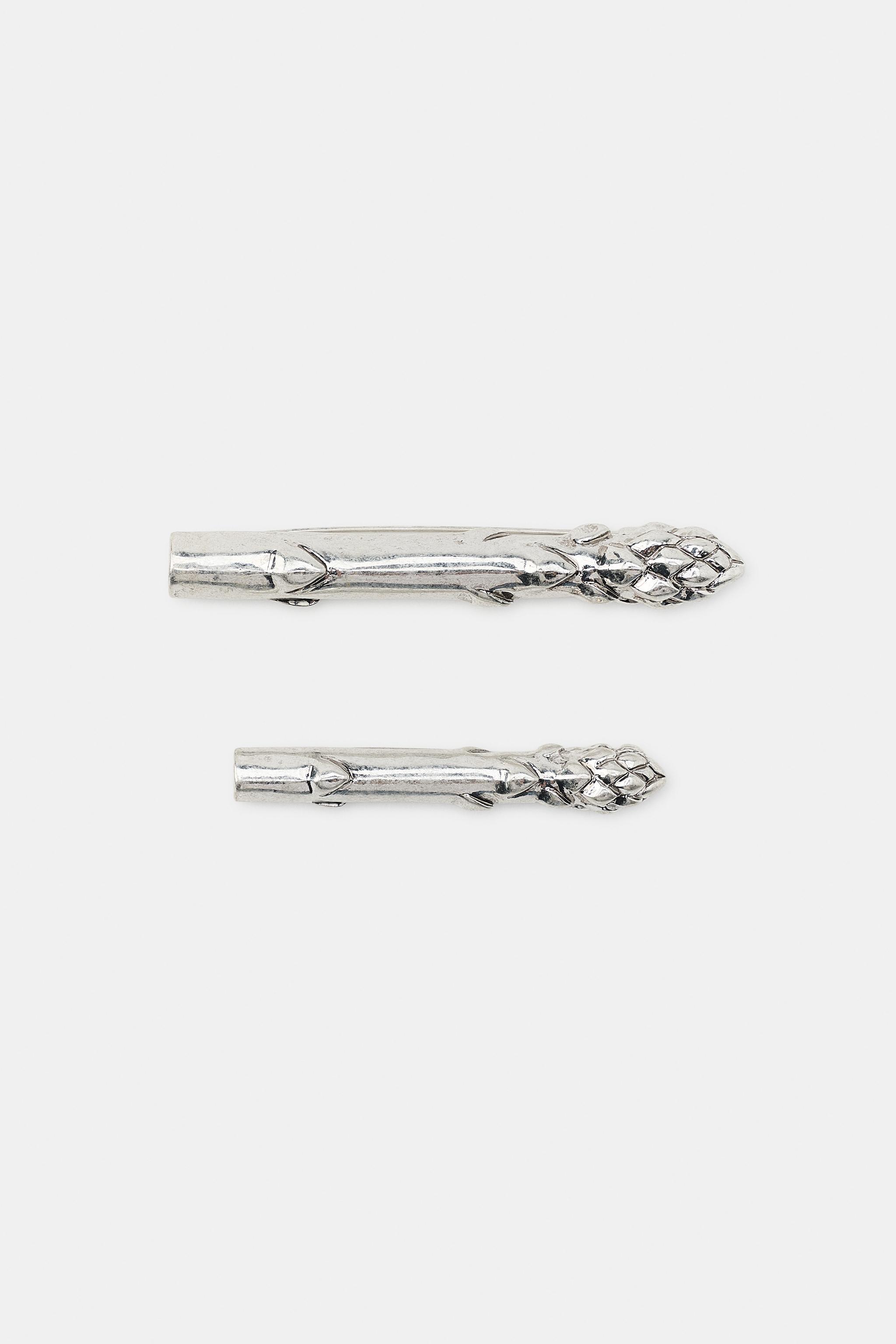 2-PACK ASPARAGUS BROOCHES