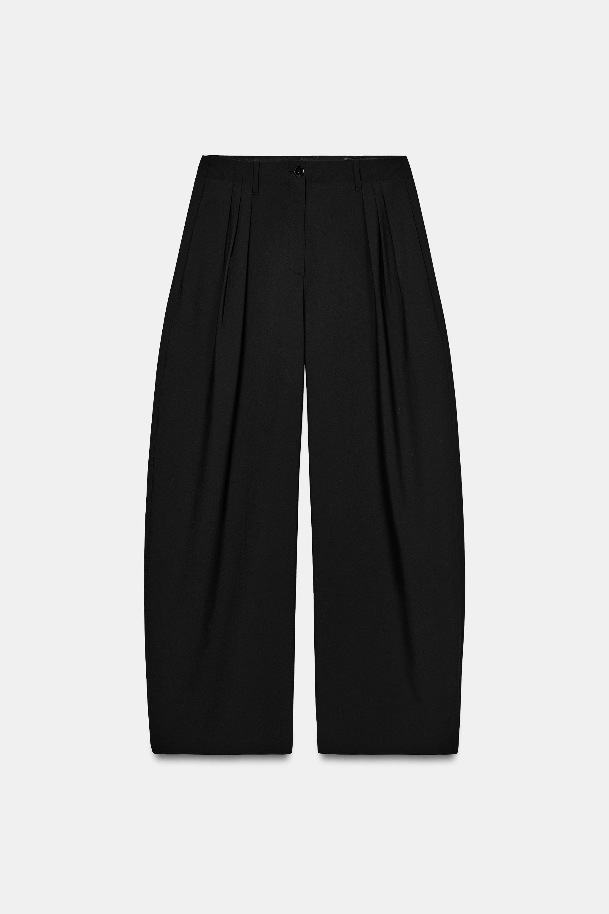 PLEATED WIDE LEG PANTS ZW COLLECTION