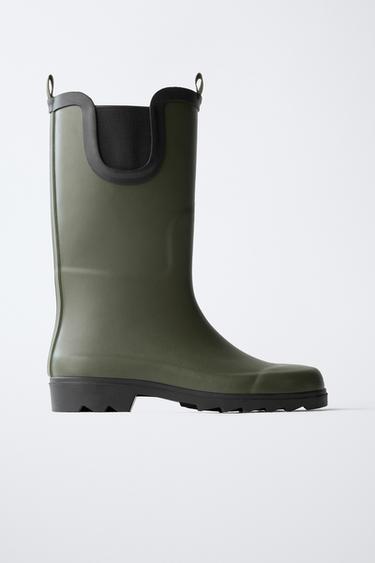 BOTA AGUA ALTA - Verde de Zara