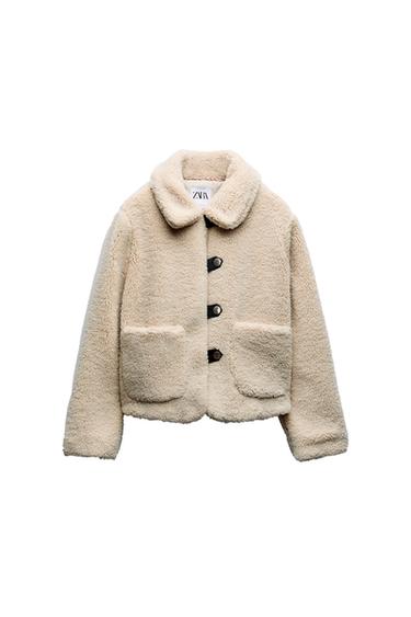FAUX SHEARLING JACKET