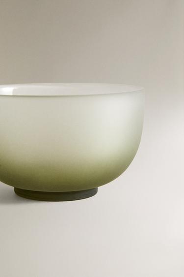 OMBRÉ GLASS BOWL - Green by Zara - Image 3