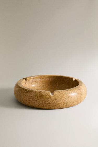 منفضة سجائر مستديرة رخام - خَام الخاص بـ Zara - صورة 0