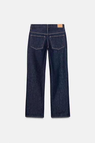 JEANS TRF RECHTE LAGE TAILLE - Blauw van Zara