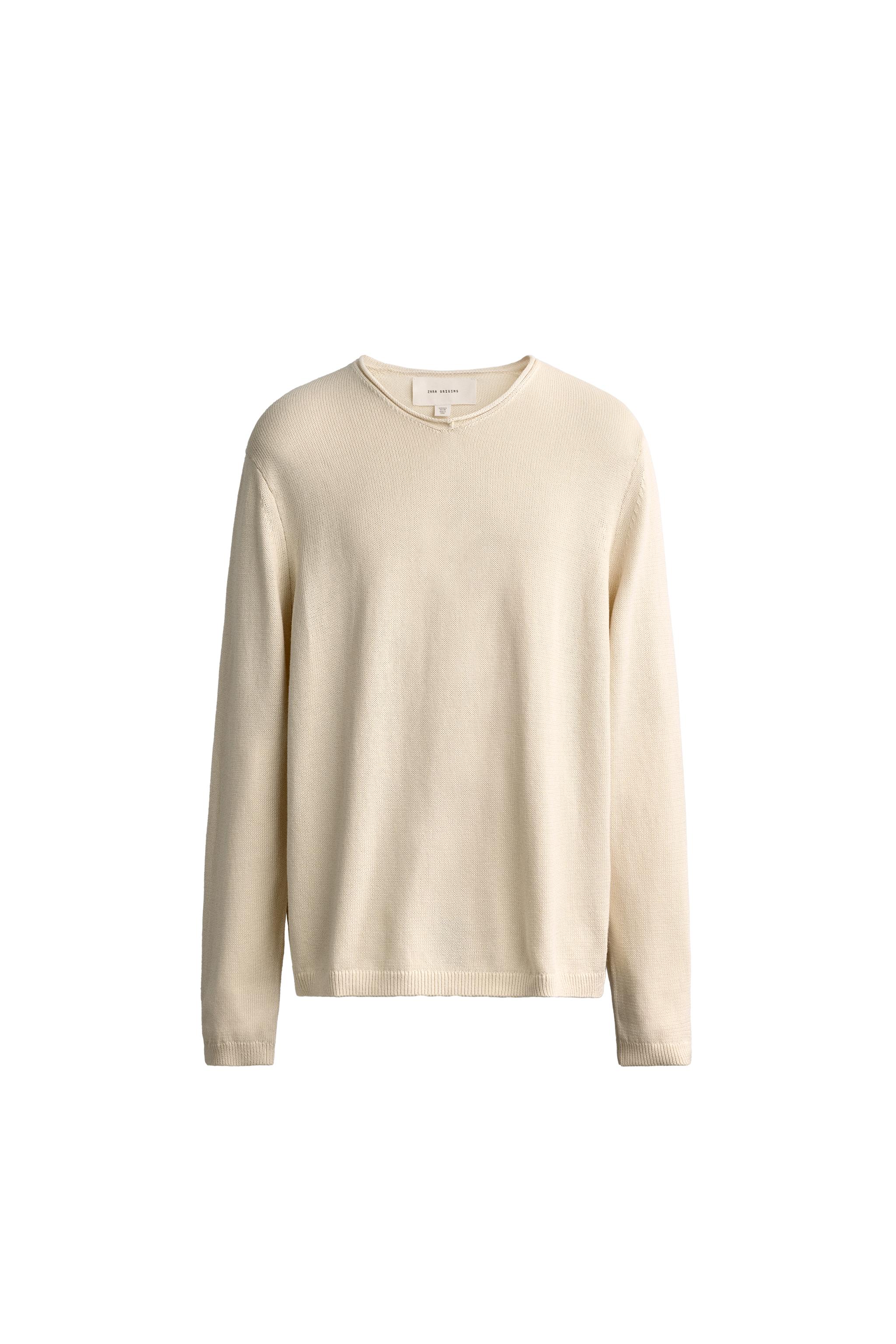 JERSEY RELAXED FIT CUELLO PICO ALGODÓN