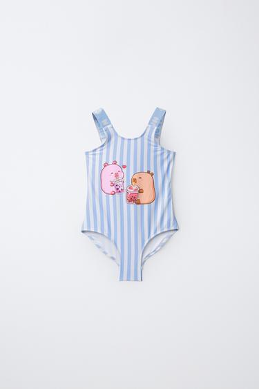 6-14 ГОДИНИ/ РАИРАН БАНСКИ КОСТЮМ CAPIBARA CAPYFUN © - Син от Zara