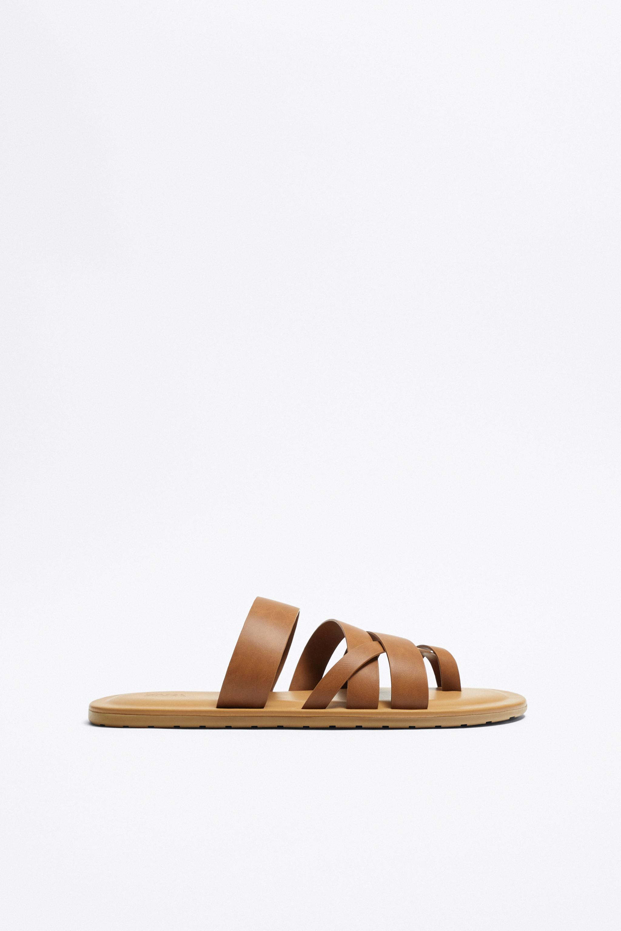 Zara basic hot sale sandals