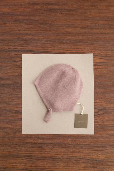 ZARA TIMELESS - 100% CASHMERE BONNET - Light pink by Zara