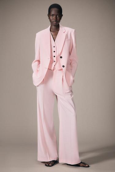 BLAZER OVERSIZE ZW COLLECTION - Rosa palo de Zara