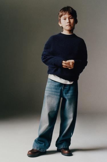 100% CASHMERE SWEATER - Navy blue by Zara