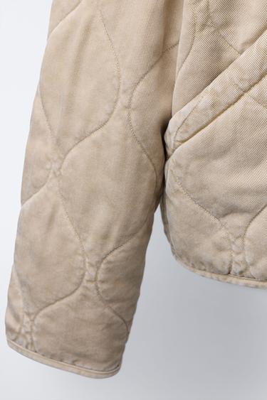VESTE FLUIDE MATELASSÉE - Sable de Zara - Image 5