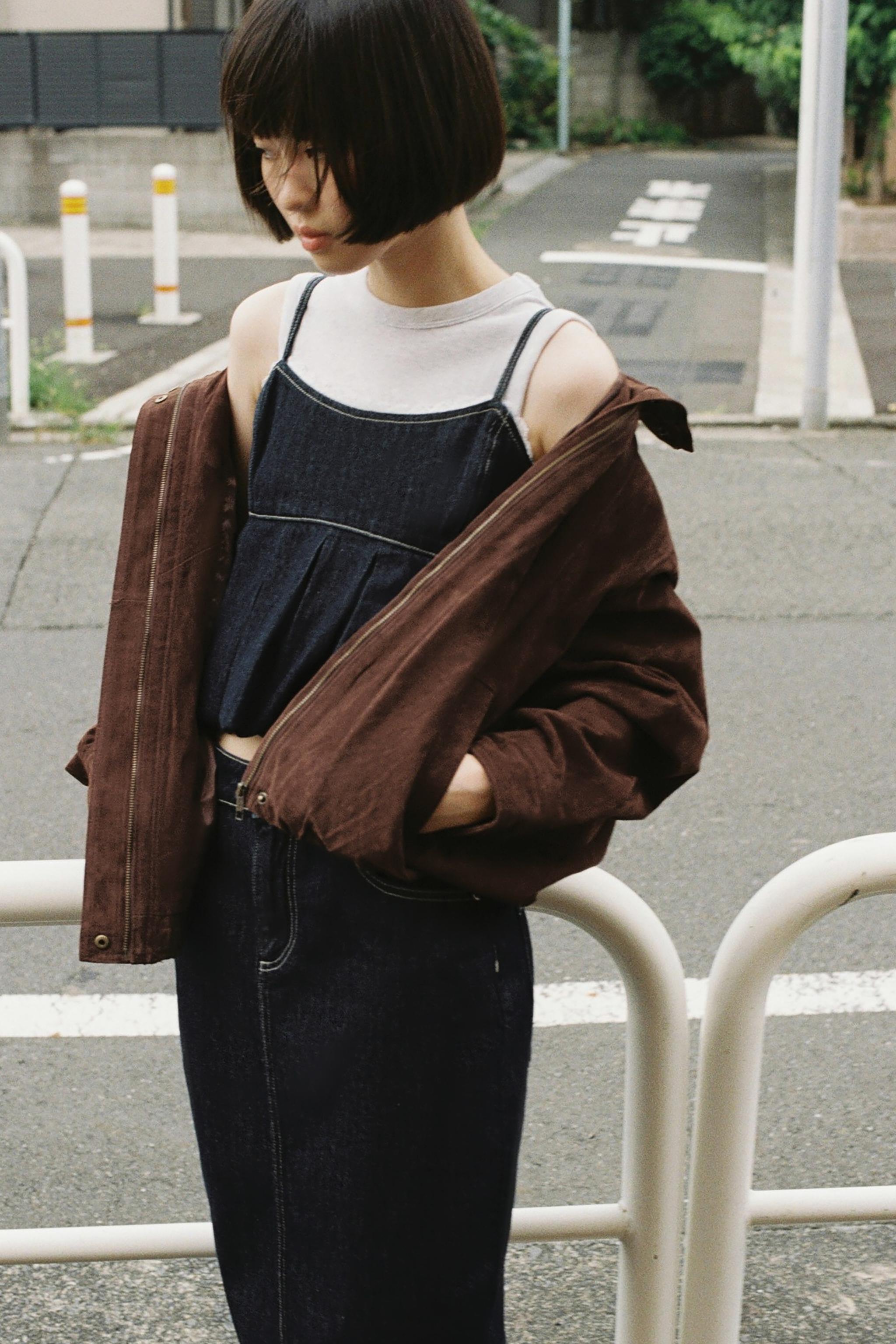 スエードレザージャケット - ダークブラウン | ZARA Japan / 日本