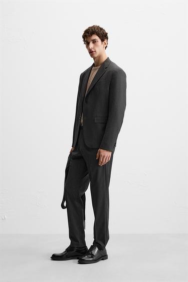 VESTE DE COSTUME CONFORT - Gris anthracite de Zara - Image 3