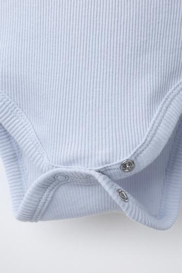 5-PACK OF HOUSE PRINT BODYSUITS - Ecru / Blue by Zara - Image 3